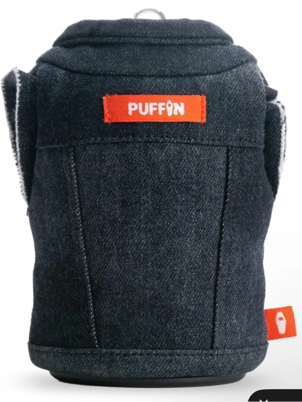 Puffin - The Denim Vest - Insulated 12 oz Can Cooler I Beer Bottle & Soda Can
